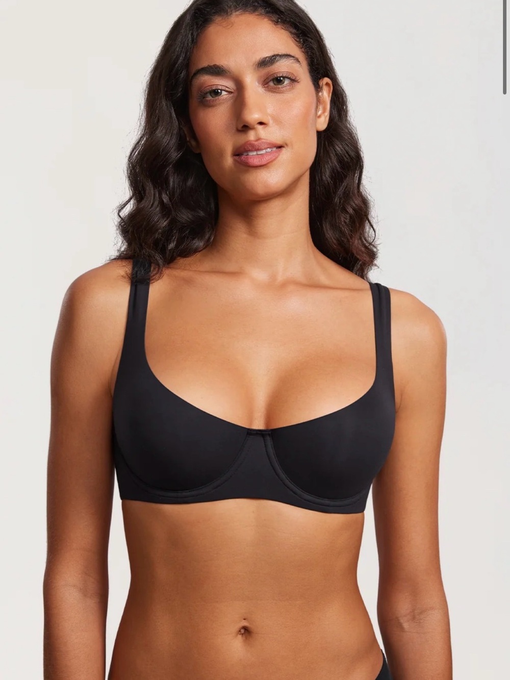Dobreva Balconette Underwire Bra Black 36DD full coverage